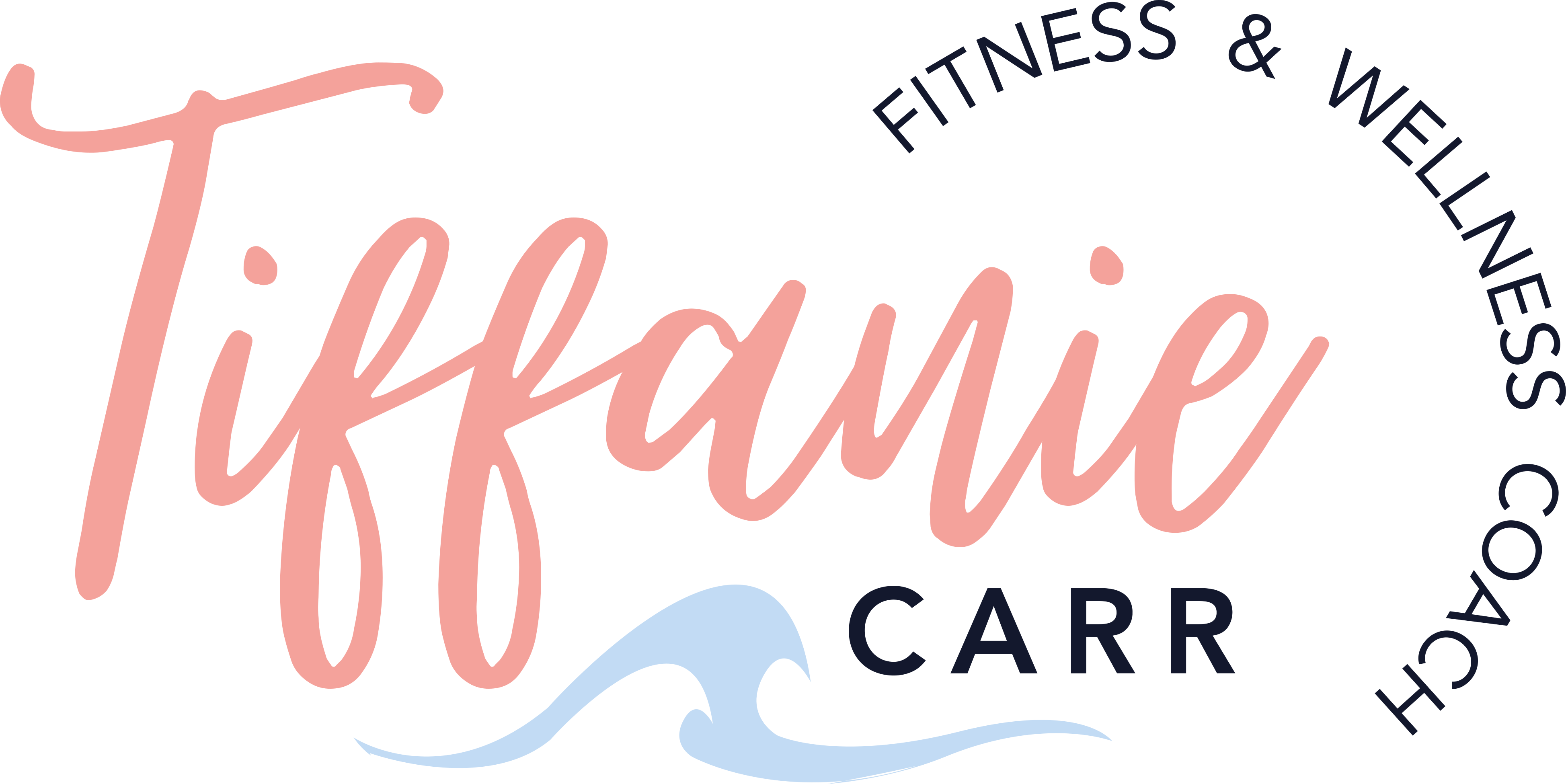Tiffanie Carr Wellness Coach Logo Horizontal